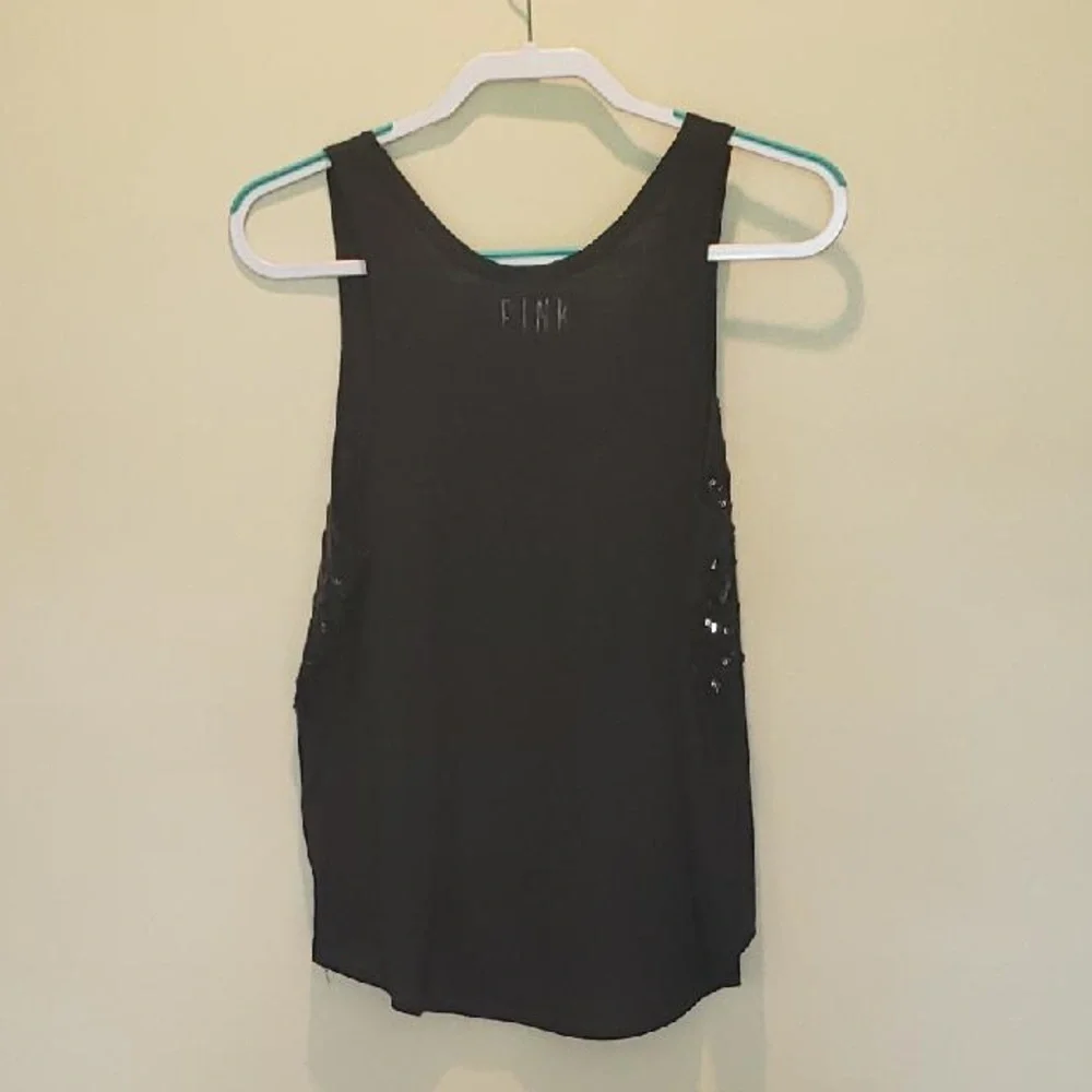 PINK Victoria’s Secret Women’s Sequin Tank Top, Size S… - Picture 4 of 9